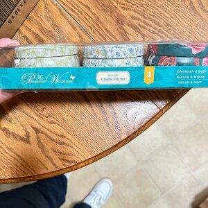 The Pioneer Woman Candle Tins Set of 3 NIB